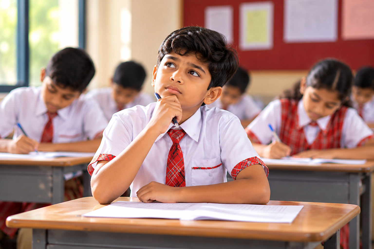 Student thinking in class